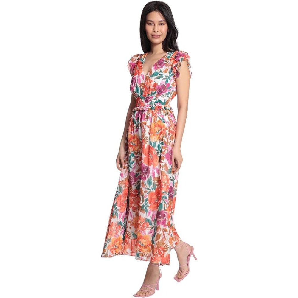 Maggy London Floral Maxi Dress